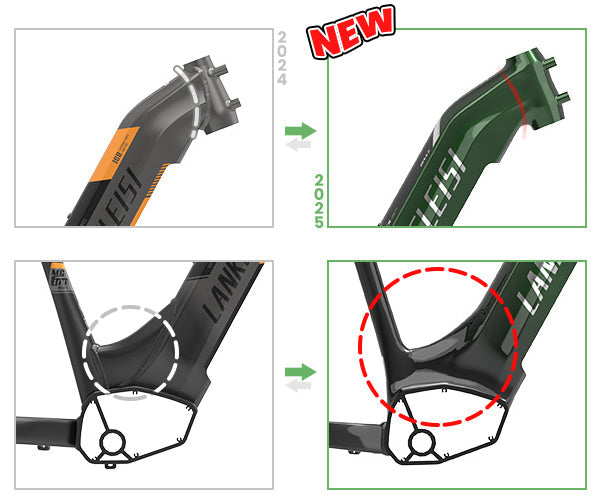 Lankeleisi MG600 Plus 2025 Version 26" Fat Bike 960Wh All Terrain SUV E-Bike with Torque Sensor 48V 20Ah Battery  [Pre-order]